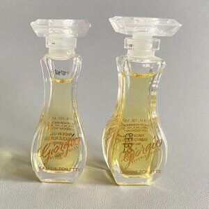 Georgio 2 Mini Travel Size 3.5 ml Glass Edt Bottles